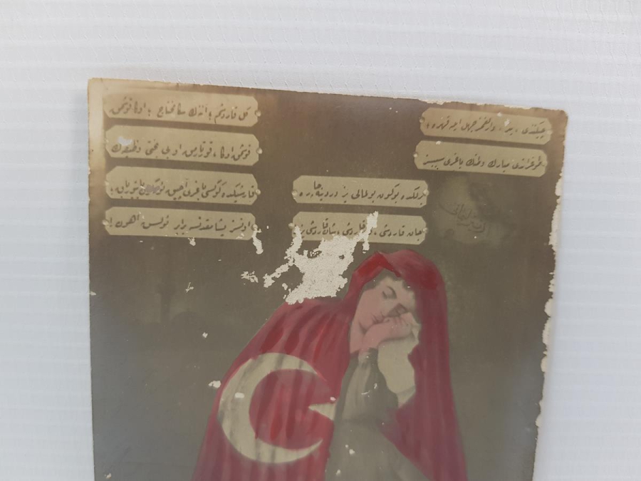 İZMİR'İN İŞGALİ İLE İLGİLİ OSMANLICA PROPAGANDA KARTPOSTALI