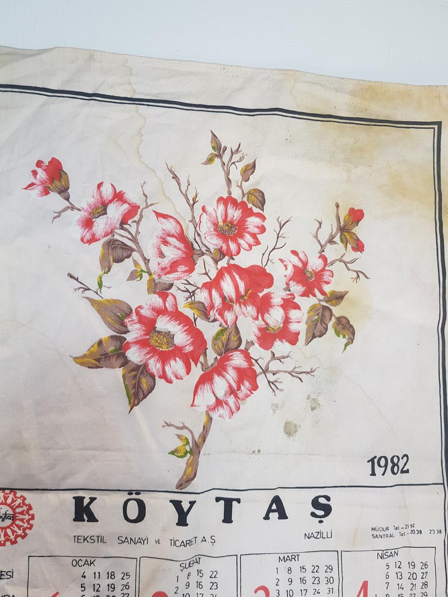 NAZİLLİ KÖYTAŞ 1982 BEZ TAKVİM