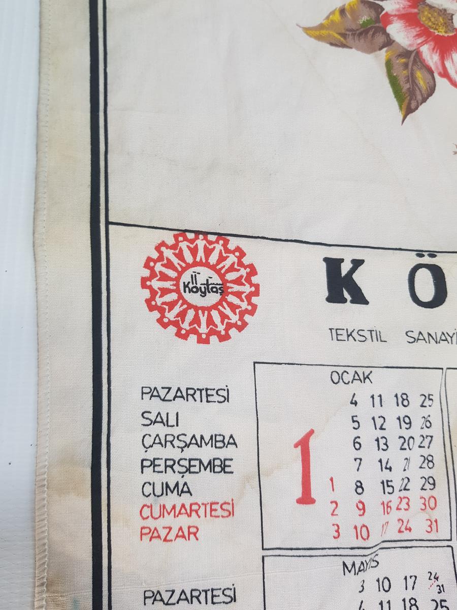 NAZİLLİ KÖYTAŞ 1982 BEZ TAKVİM