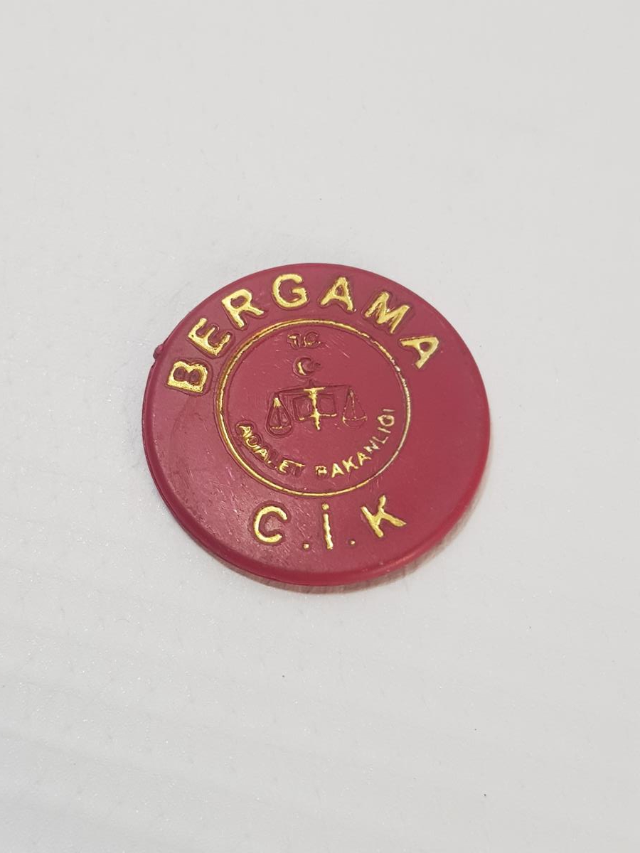 BERGAMA CEZAEVİ ÇAY MARKASI - JETON