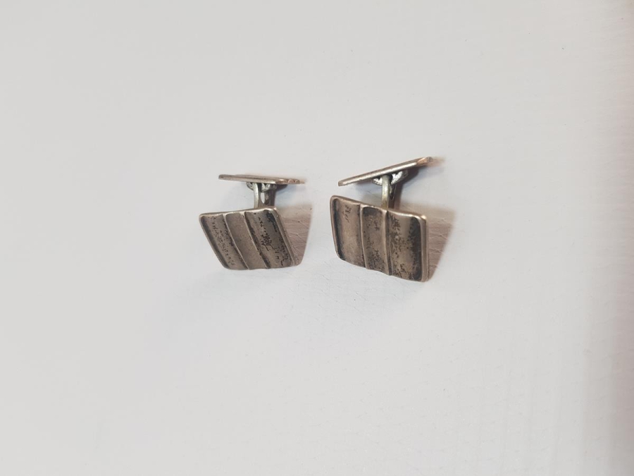 ANTİKA GÜMÜŞ KOL DÜĞMESİ