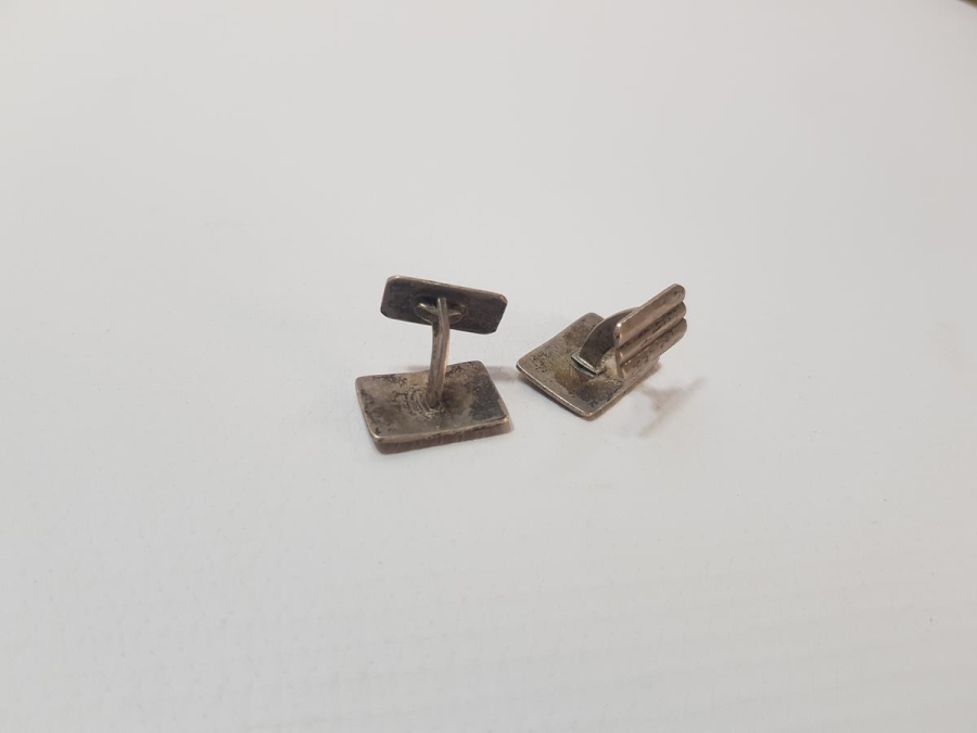 ANTİKA GÜMÜŞ KOL DÜĞMESİ