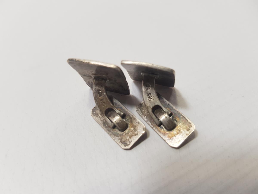 ANTİKA GÜMÜŞ KOL DÜĞMESİ