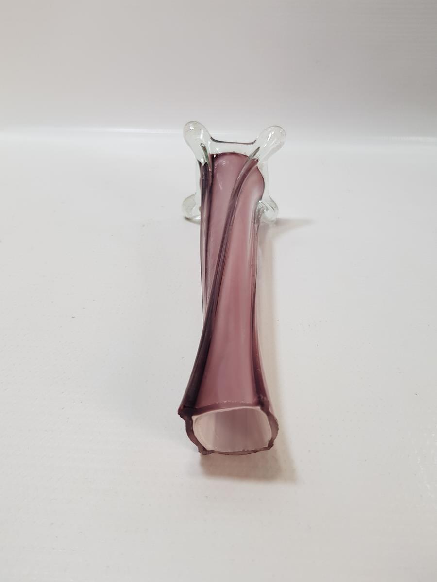 MOR RENKLİ MURANO KARANFİLLİK