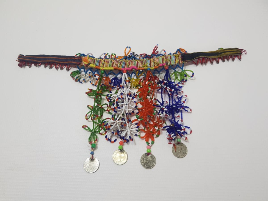 ANTİKA BONCUK İŞLEME KADIN ALINLIĞI