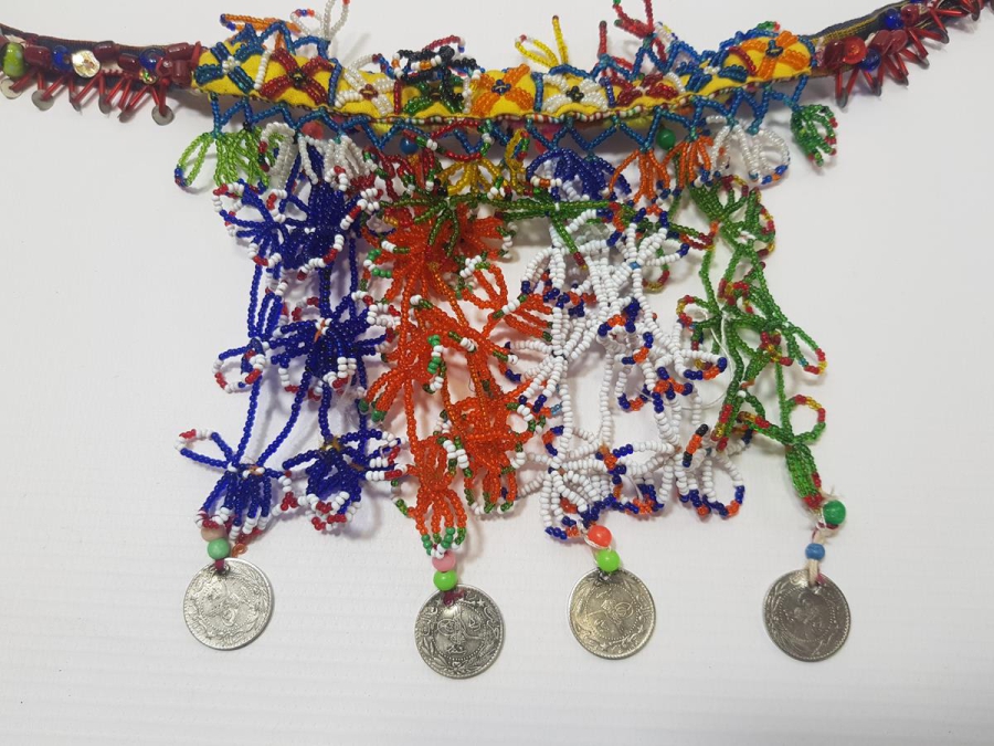 ANTİKA BONCUK İŞLEME KADIN ALINLIĞI