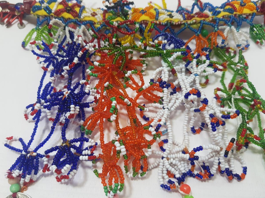 ANTİKA BONCUK İŞLEME KADIN ALINLIĞI