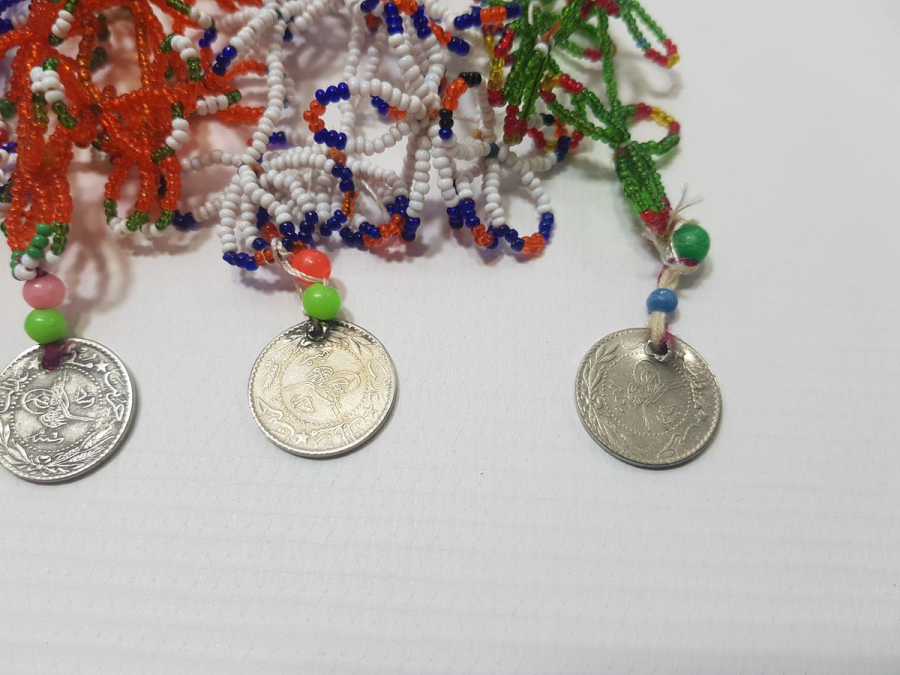 ANTİKA BONCUK İŞLEME KADIN ALINLIĞI