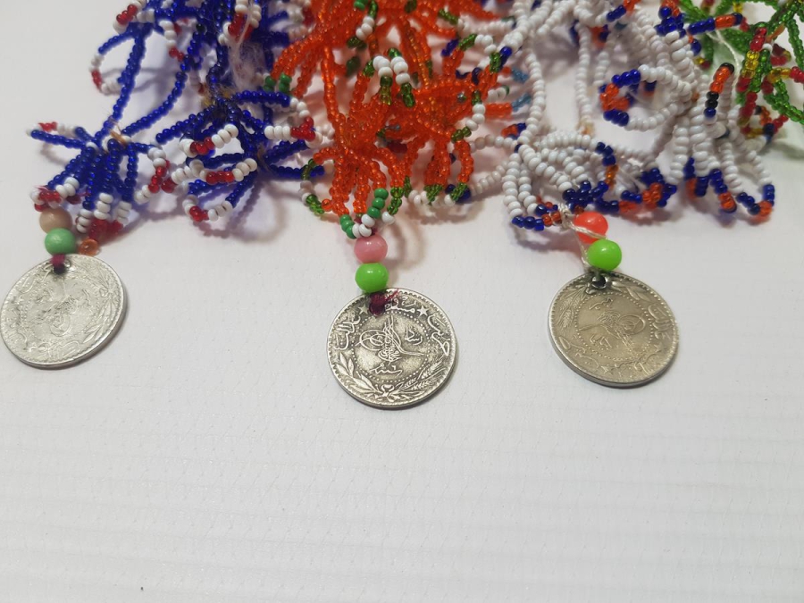 ANTİKA BONCUK İŞLEME KADIN ALINLIĞI