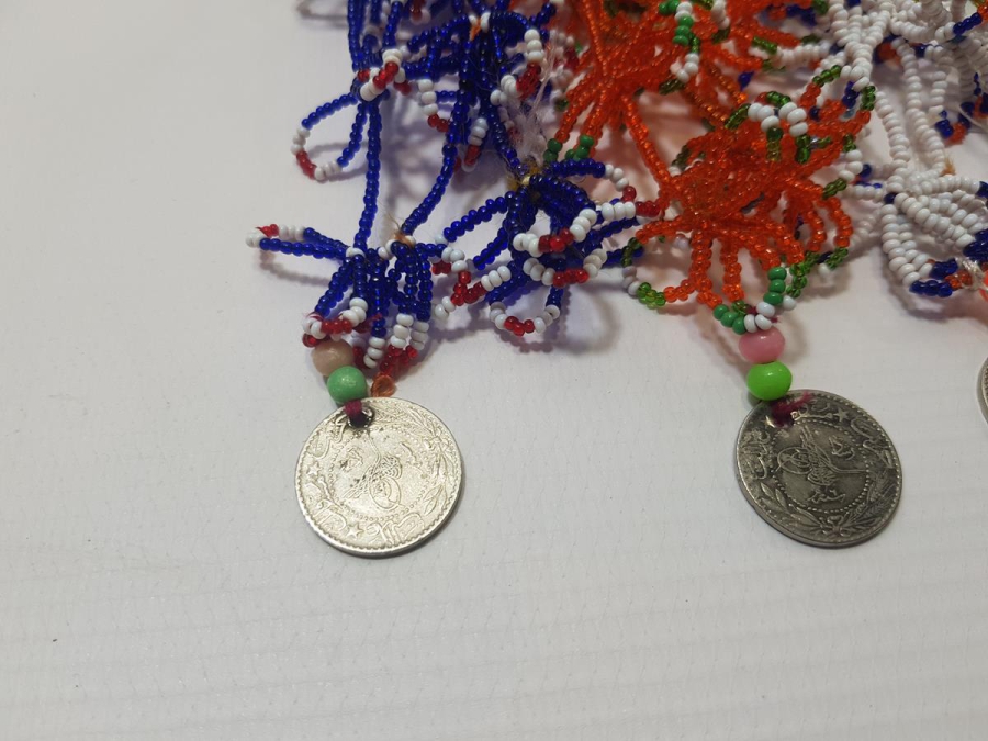 ANTİKA BONCUK İŞLEME KADIN ALINLIĞI