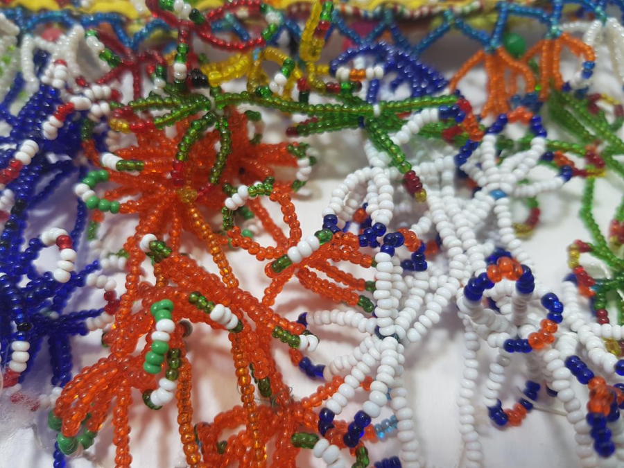 ANTİKA BONCUK İŞLEME KADIN ALINLIĞI