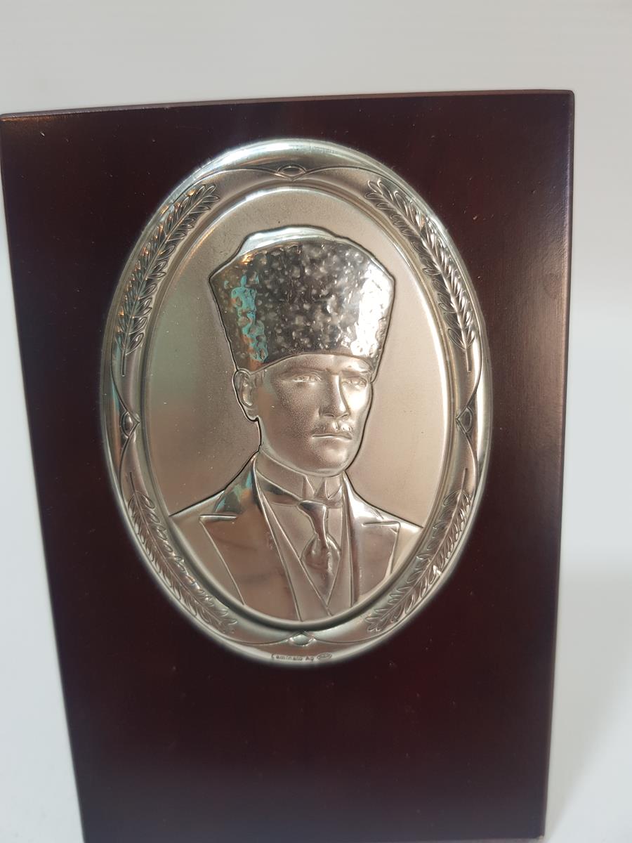 SERTİFİKALI GÜMÜŞ ATATÜRK PANOSU