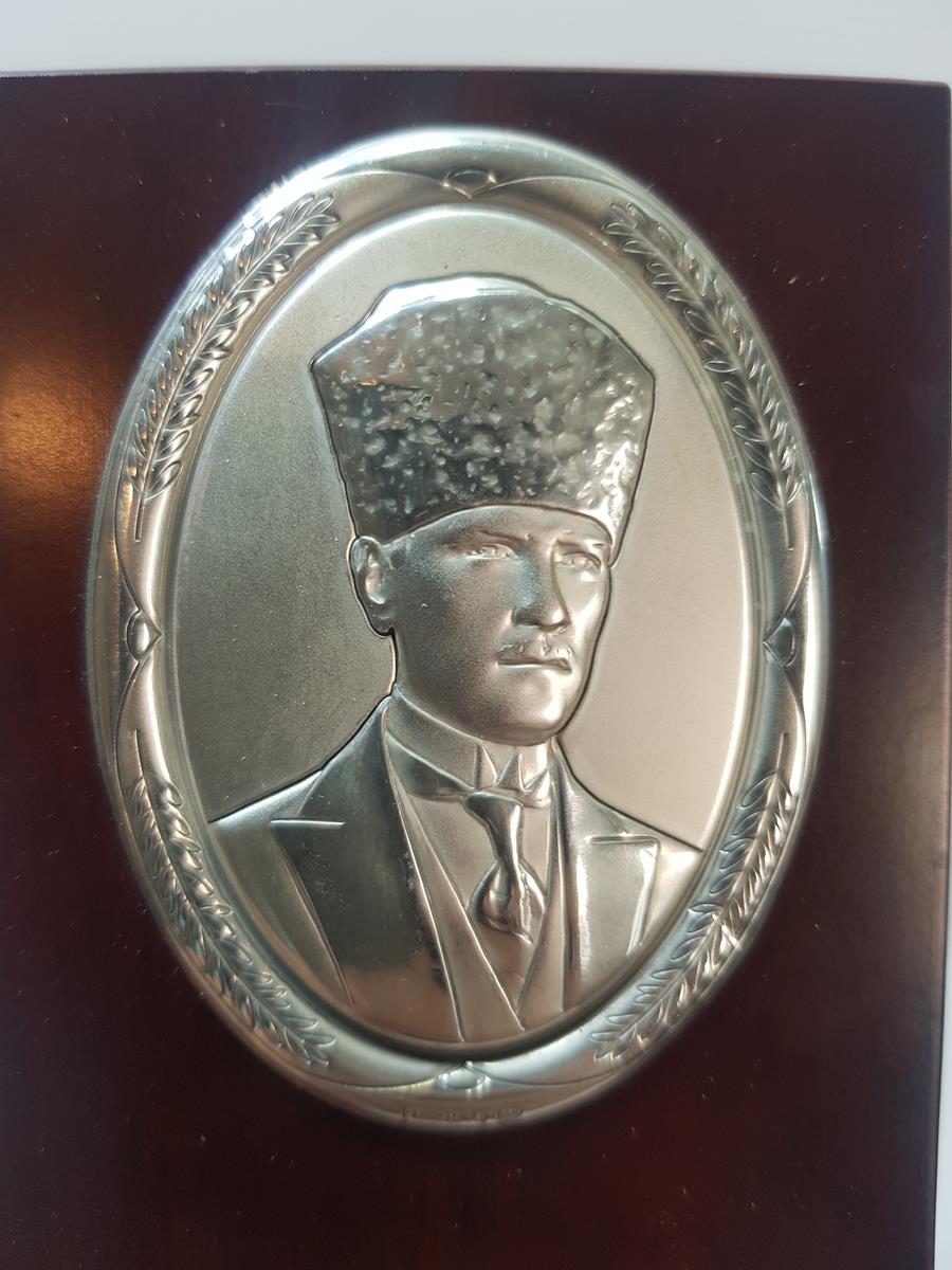 SERTİFİKALI GÜMÜŞ ATATÜRK PANOSU