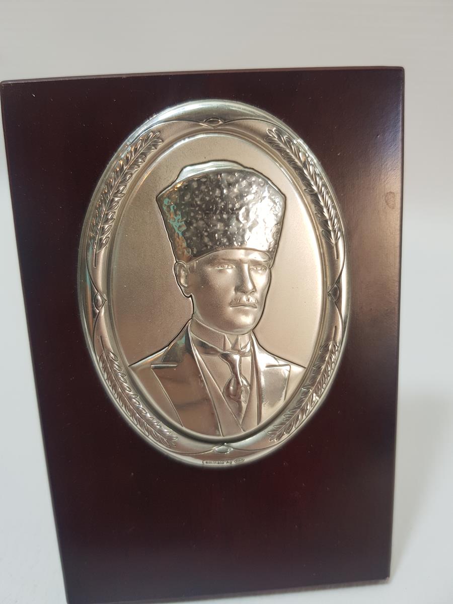 SERTİFİKALI GÜMÜŞ ATATÜRK PANOSU