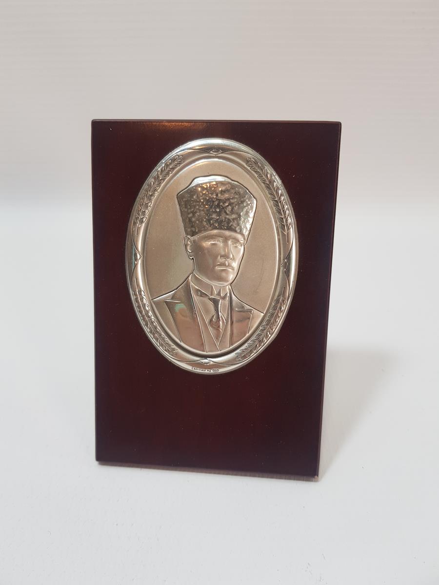 SERTİFİKALI GÜMÜŞ ATATÜRK PANOSU