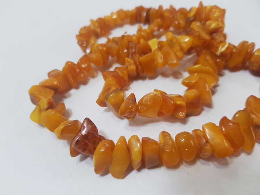 ANTİKA DAMLA KEHRİBAR GERDANLIK