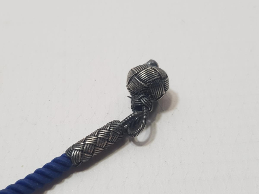 GÜMÜŞ KAZAZİYE TESPİH PÜSKÜLÜ