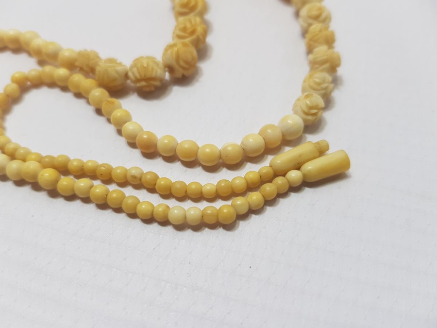 ANTİKA FİL DİŞİ GERDANLIK