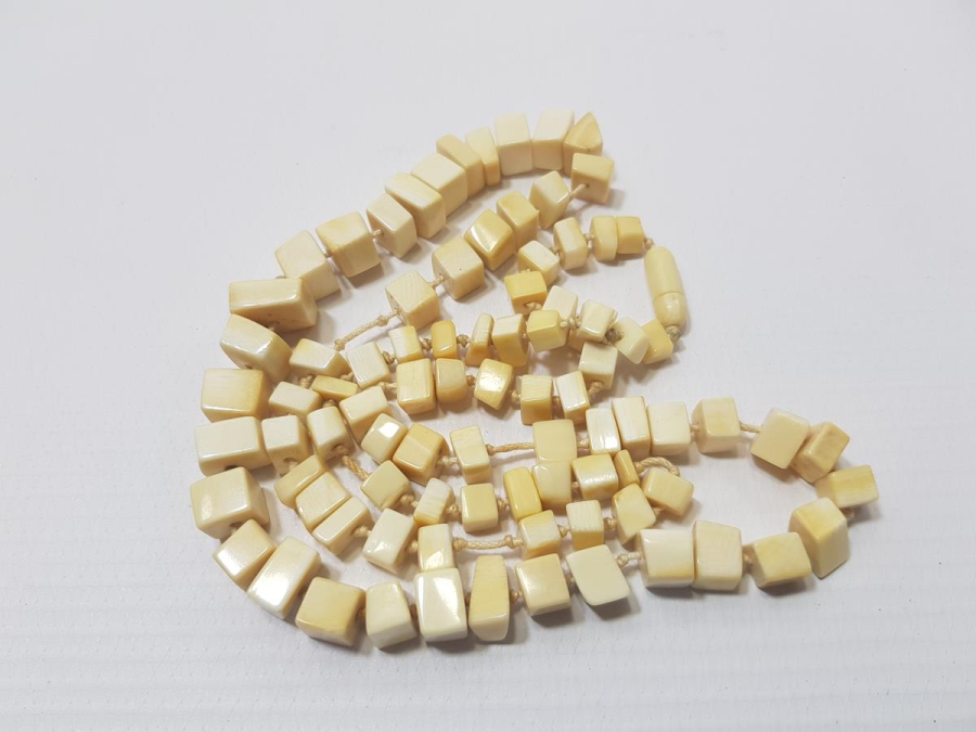 ANTİKA FİL DİŞİ GERDANLIK