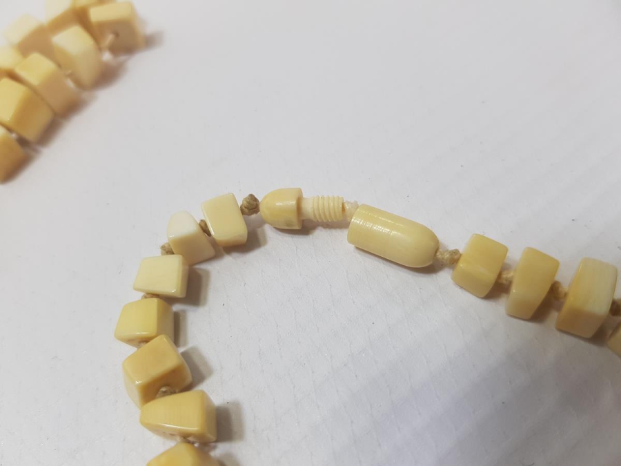 ANTİKA FİL DİŞİ GERDANLIK