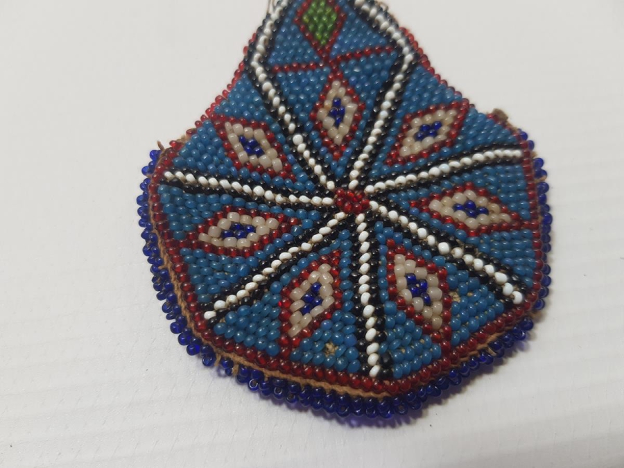 OSMANLI DÖNEMİ BONCUK İŞLEME SAAT KESESİ