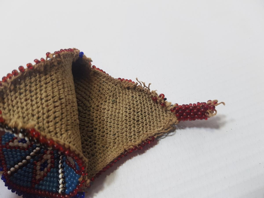 OSMANLI DÖNEMİ BONCUK İŞLEME SAAT KESESİ