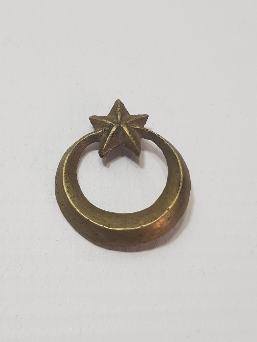 1. DÜNYA SAVAŞI OSMANLI SUBAY ŞAPKA KOKARTI