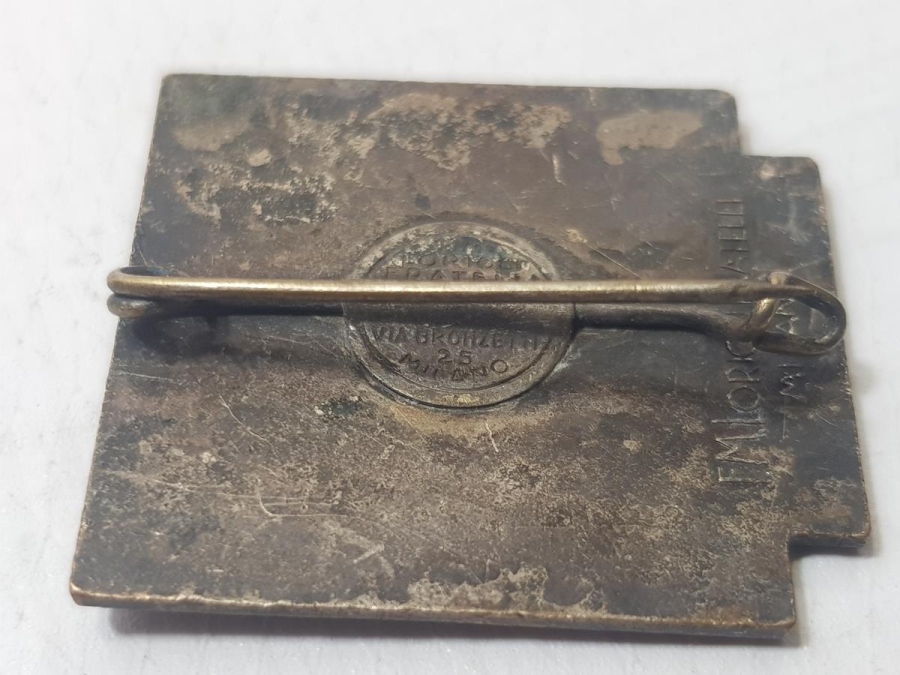 1940 TÜRKİYE ATLETİZM FEDERASYONU MİNELİ MADALYA ROZET