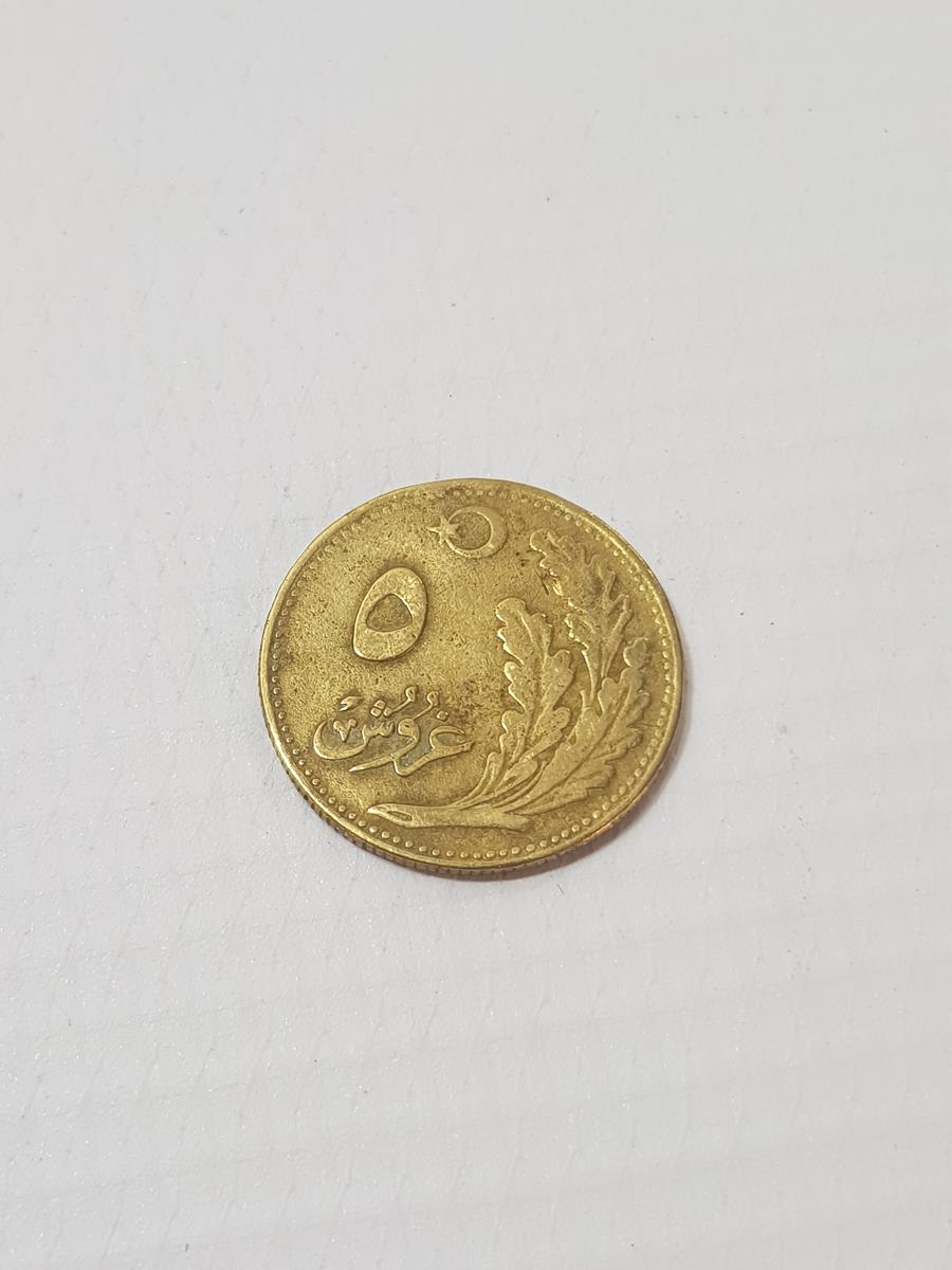 OSMANLICA YAZILI TÜRKİYE CUMHURİYETİ'NİN İLK 5 KURUŞU