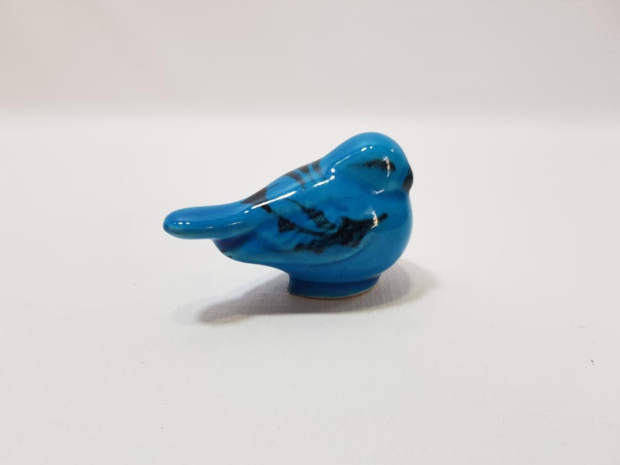 ÖZEL YAPIM ALOPAŞALI İMZALI KÜTAHYA SERAMİK KUŞ FİGÜRÜ