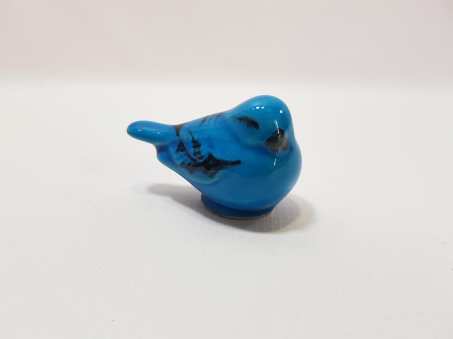 ÖZEL YAPIM ALOPAŞALI İMZALI KÜTAHYA SERAMİK KUŞ FİGÜRÜ