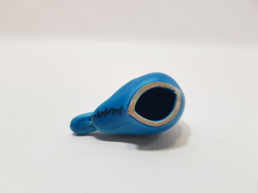 ÖZEL YAPIM ALOPAŞALI İMZALI KÜTAHYA SERAMİK KUŞ FİGÜRÜ