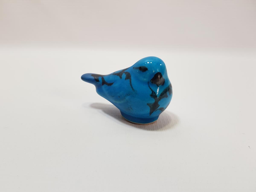 ÖZEL YAPIM ALOPAŞALI İMZALI KÜTAHYA SERAMİK KUŞ FİGÜRÜ