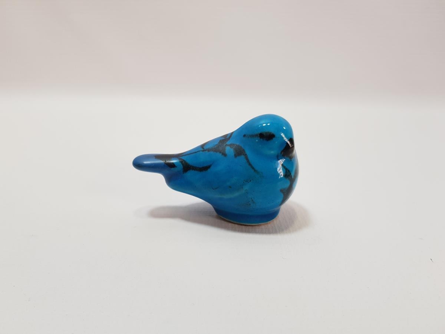 ÖZEL YAPIM ALOPAŞALI İMZALI KÜTAHYA SERAMİK KUŞ FİGÜRÜ