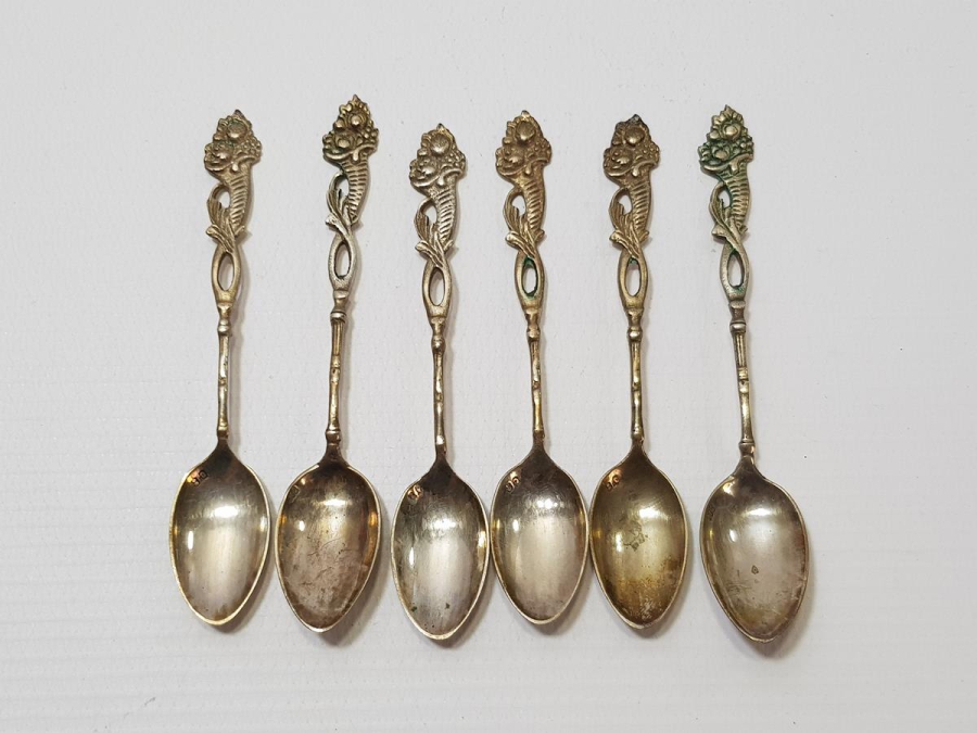 ANTİKA GÜMÜŞ ÇAY KAŞIĞI TAKIMI