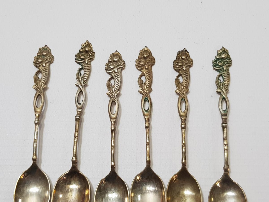 ANTİKA GÜMÜŞ ÇAY KAŞIĞI TAKIMI