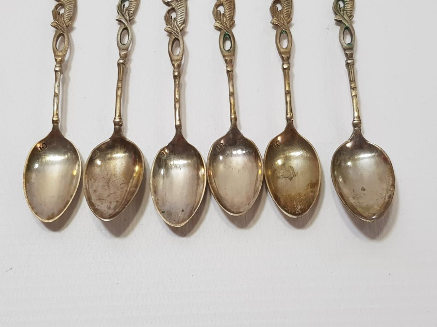 ANTİKA GÜMÜŞ ÇAY KAŞIĞI TAKIMI