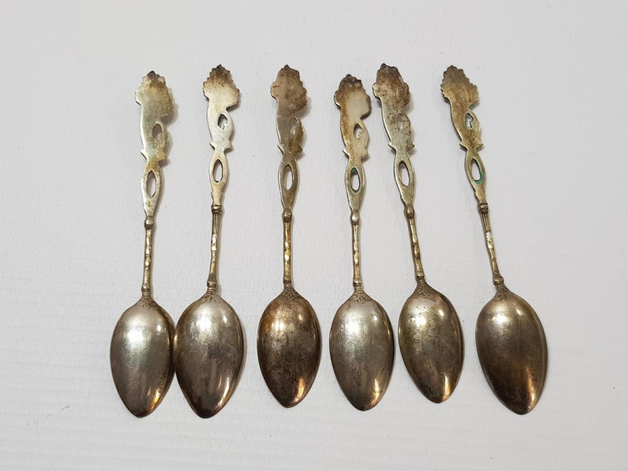 ANTİKA GÜMÜŞ ÇAY KAŞIĞI TAKIMI