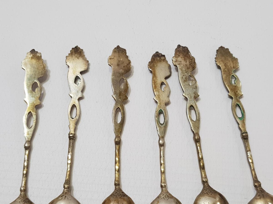 ANTİKA GÜMÜŞ ÇAY KAŞIĞI TAKIMI