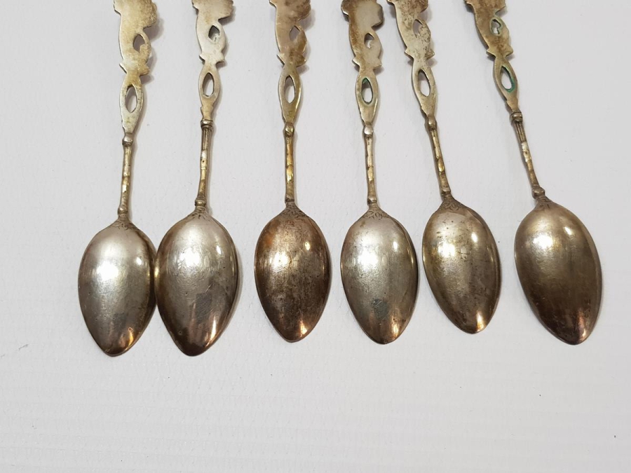 ANTİKA GÜMÜŞ ÇAY KAŞIĞI TAKIMI