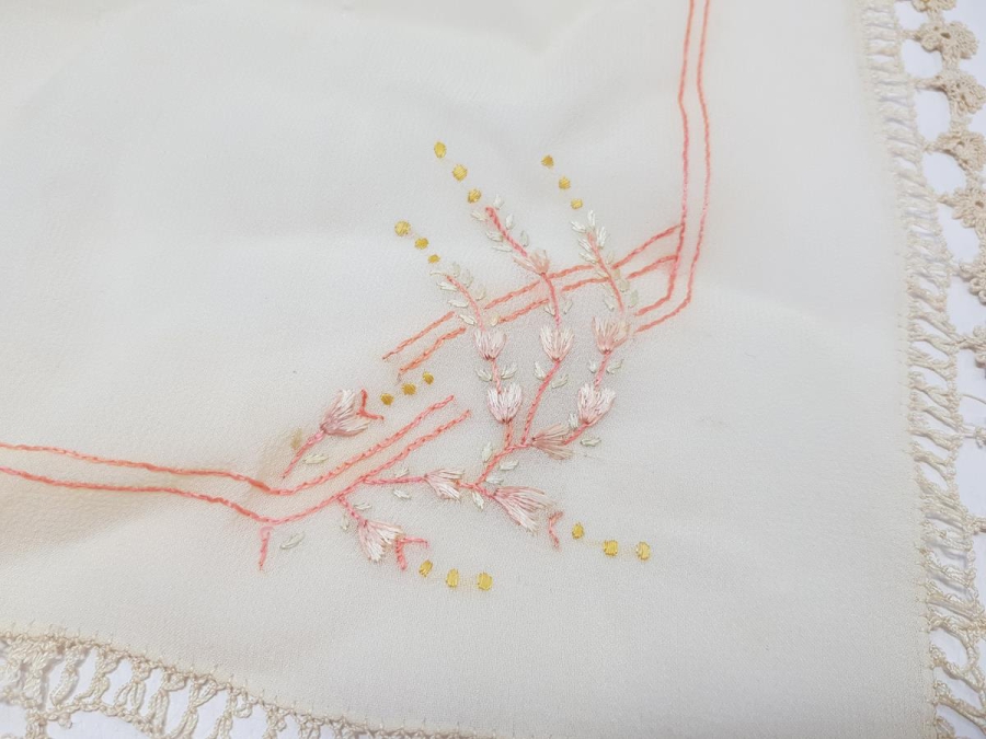 OSMANLI DÖNEMİ ÜZERİ DAMGALI MENDİL