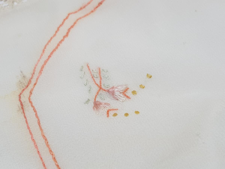 OSMANLI DÖNEMİ ÜZERİ DAMGALI MENDİL