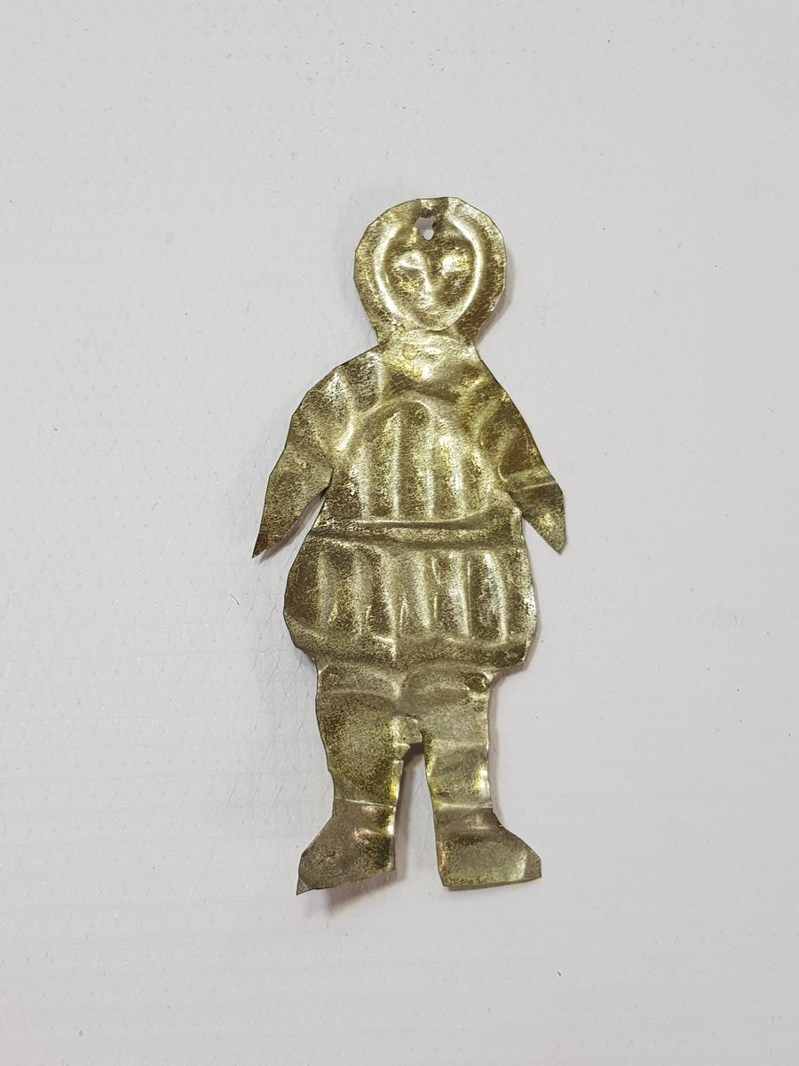 OSMANLI DÖNEMİ RUM İŞİ KADIN FORMLU GÜMÜŞ İKONA