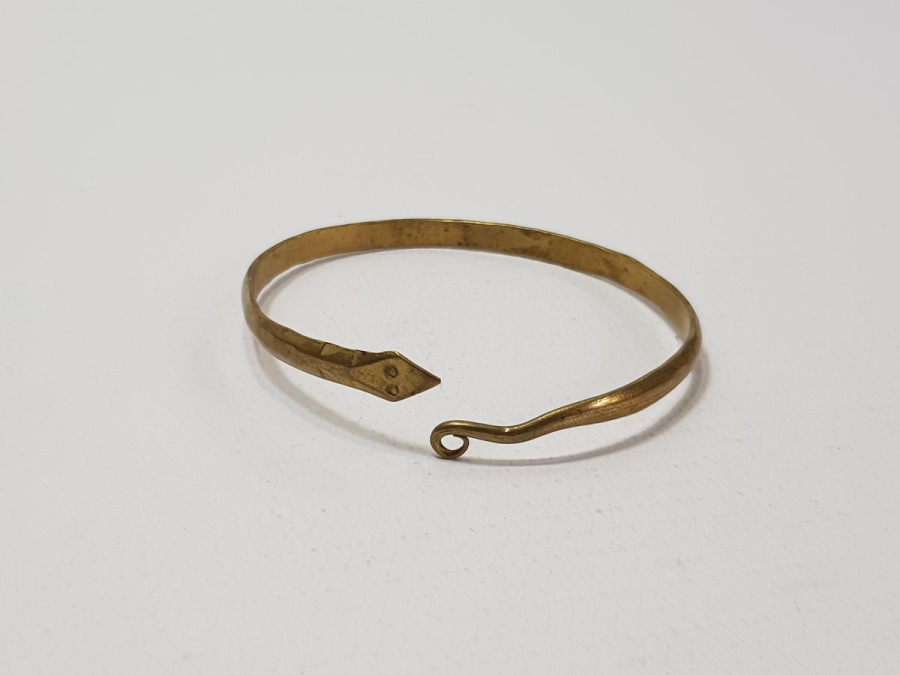 OSMANLI DÖNEMİ YILAN FORMLU RUM İŞİ PAZUBEND