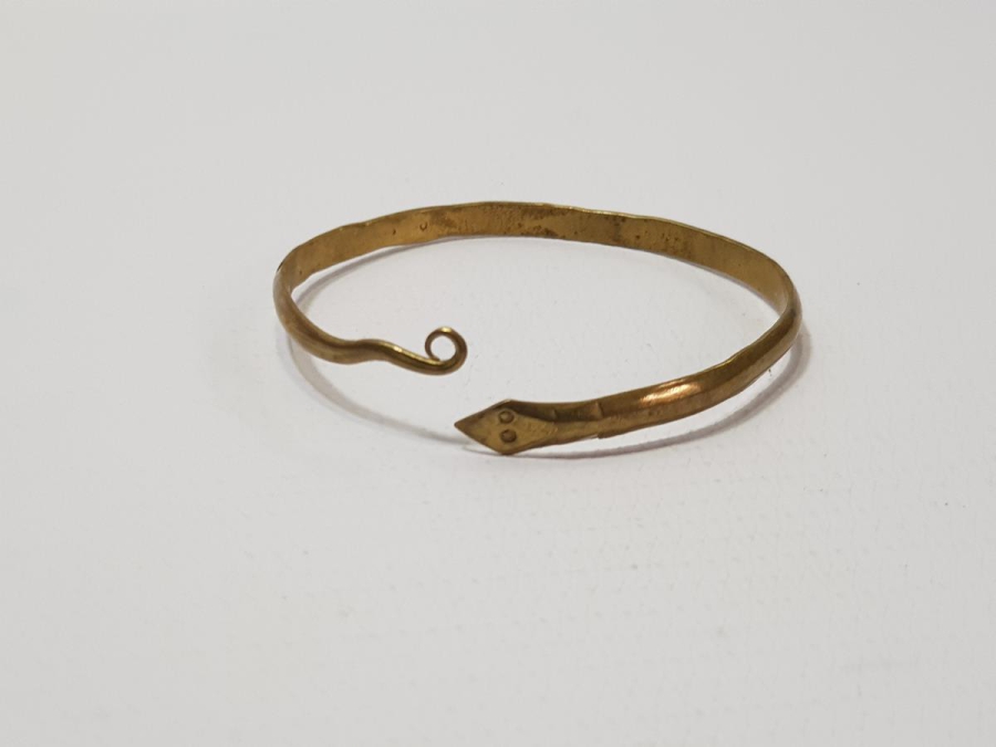 OSMANLI DÖNEMİ YILAN FORMLU RUM İŞİ PAZUBEND