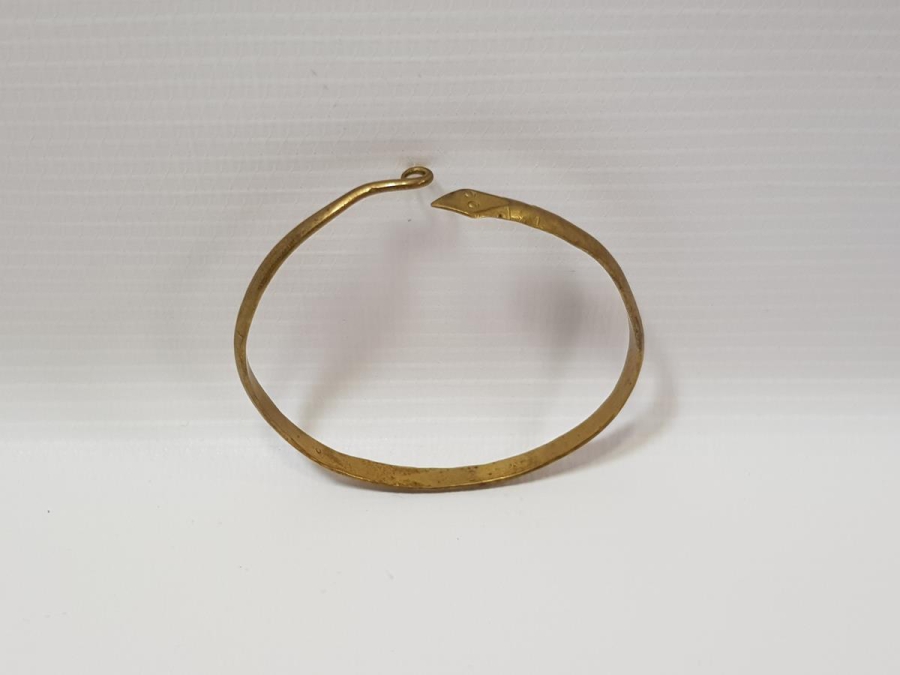 OSMANLI DÖNEMİ YILAN FORMLU RUM İŞİ PAZUBEND