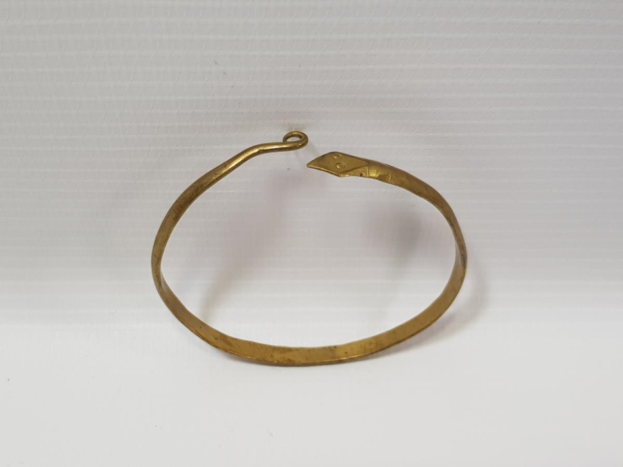 OSMANLI DÖNEMİ YILAN FORMLU RUM İŞİ PAZUBEND