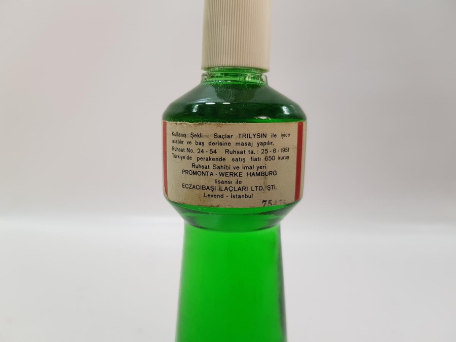 1951 TARİHLİ SAÇ TONİĞİ ŞİŞESİ