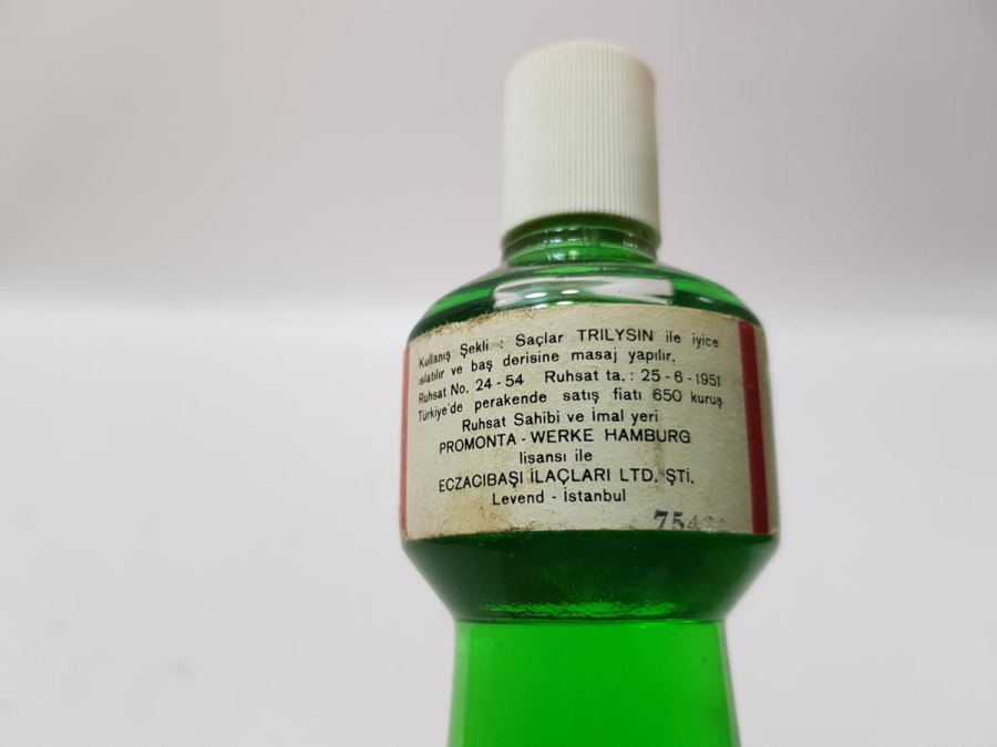 1951 TARİHLİ SAÇ TONİĞİ ŞİŞESİ