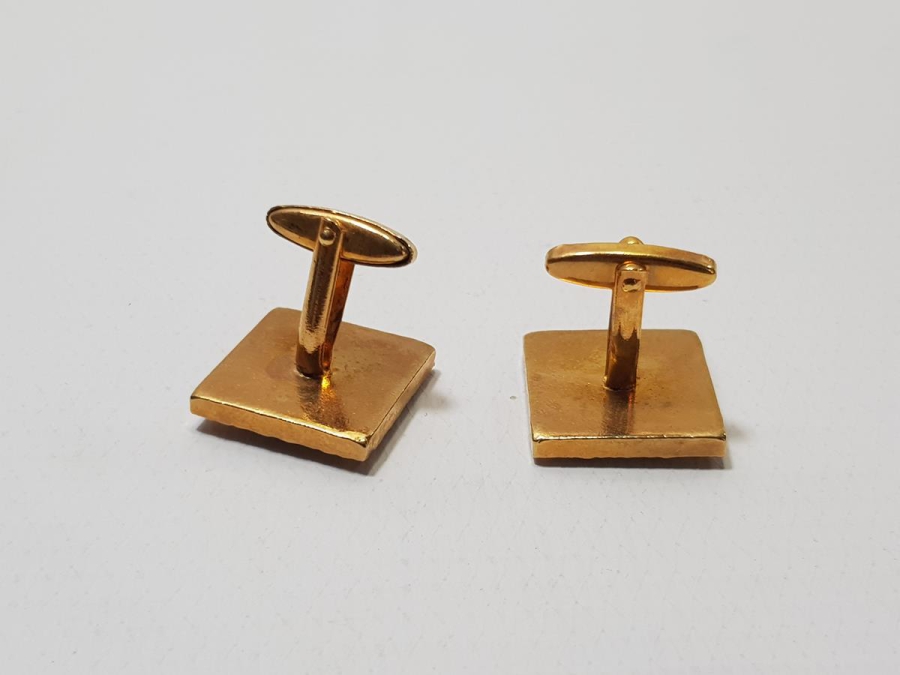 HAVA HARP AKADEMİSİ ALTIN KAPLAMA KOL DÜĞMESİ